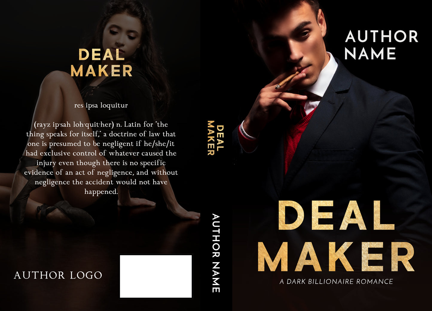 Deal Maker: Pre-Made Book Cover