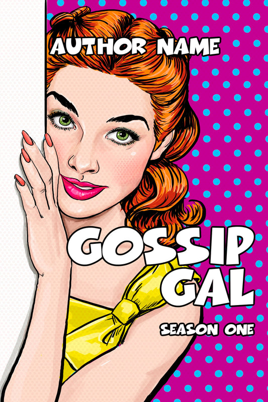 Gossip Gal: Pre-Made Book Cover