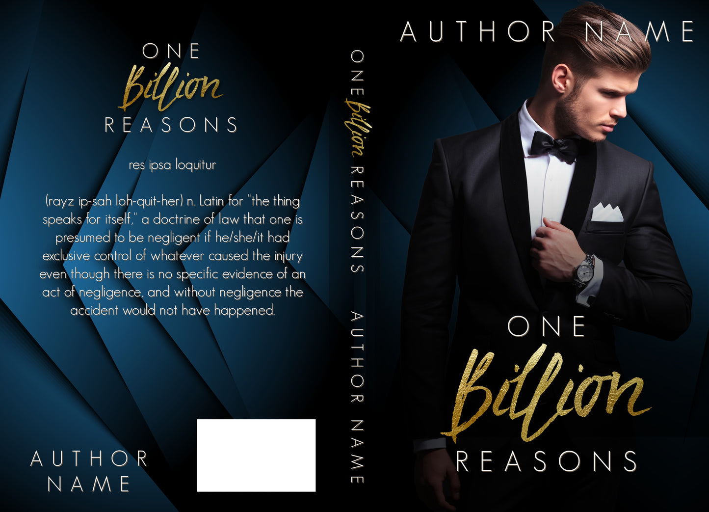 One Billion Reasons: Pre-Made Book Cover