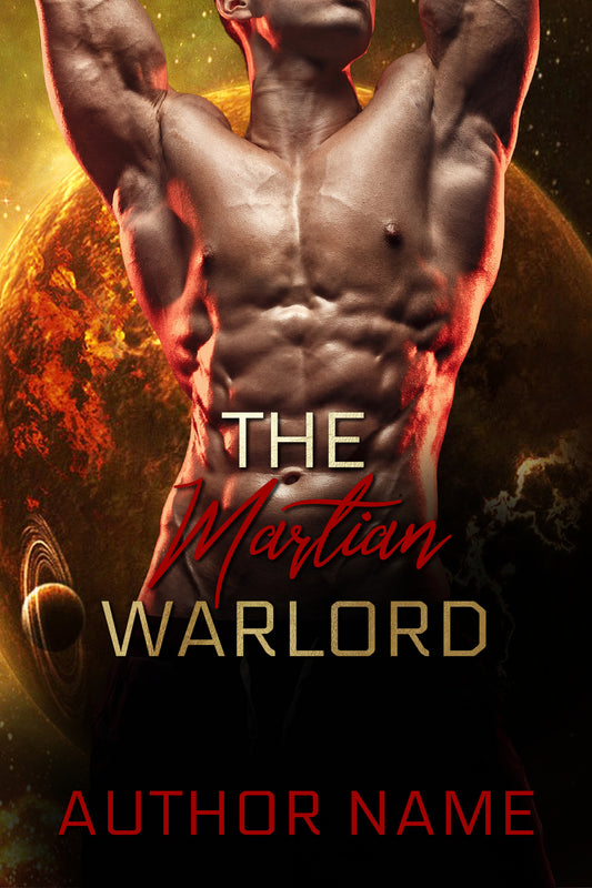 The Martian Warlord: Pre-Made Book Cover