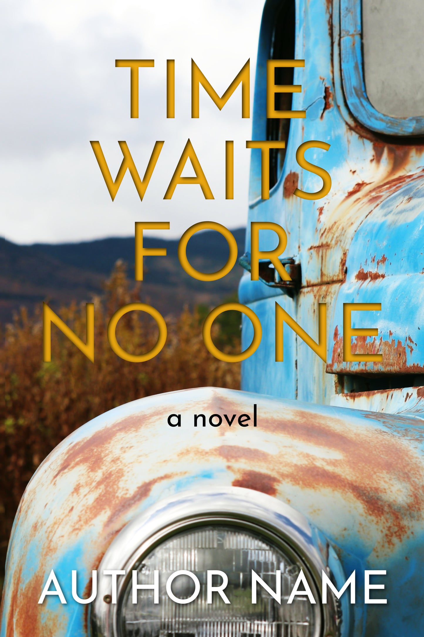 Time Waits for No One: Pre-Made Book Cover