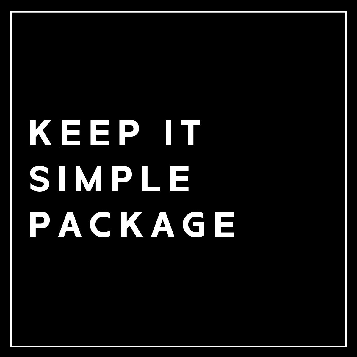 Keep It Simple Package